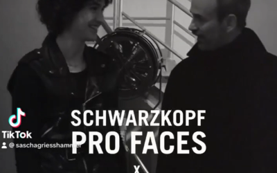 Sascha im Interview mit Schwarzkopf
